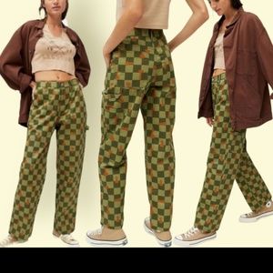 BDG Chess Pants NWOT